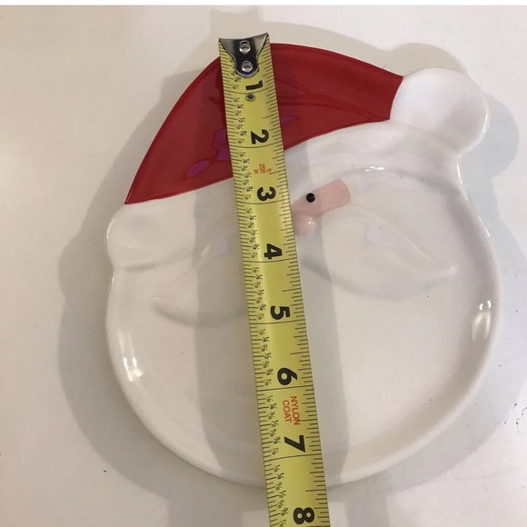 DEPARTMENT 56 Winking Peeking Santa Hat Plates Set of 3 Christmas Holiday Dept56 - Picture 7 of 7